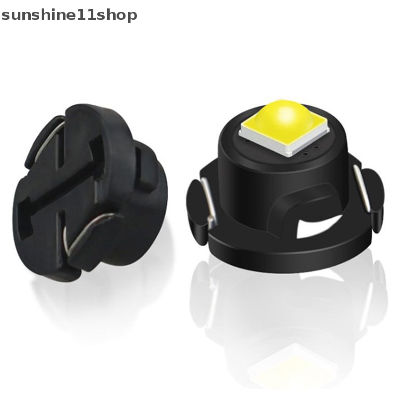 Sho 10pcs Lampu Instrumen LED Mobil T4.2 T4.7 LED Super Terang Auto Dash Lamps N