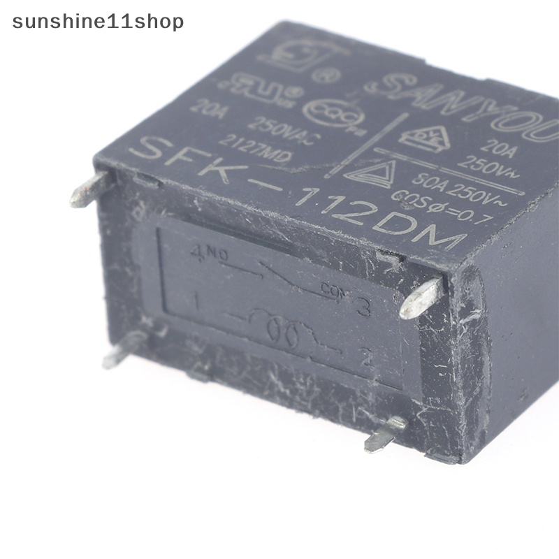 Sho 12VDC 20A 250VAC 4Pins Untuk Ac Inovatif Dan Tergantikan 2/5/10PCS Relay Daya 12V SFK-112DM N