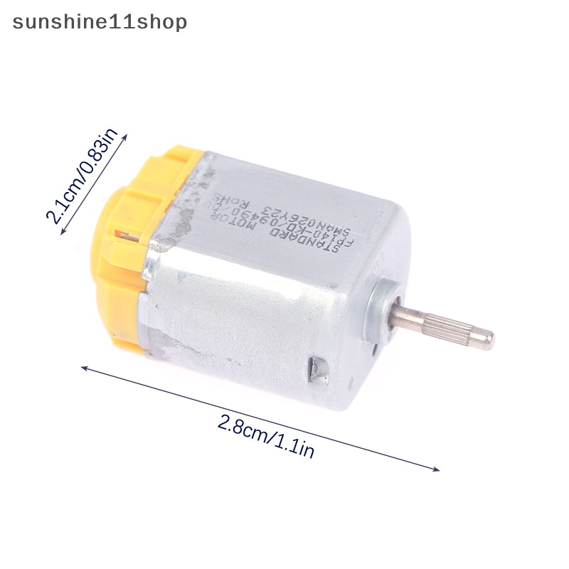 Sho DC 12V-24V 11600rpm Mini FP140KD-09490 Electric Carbon Brush Motor Untuk Kunci Pintu Mobil Lipat Spion N