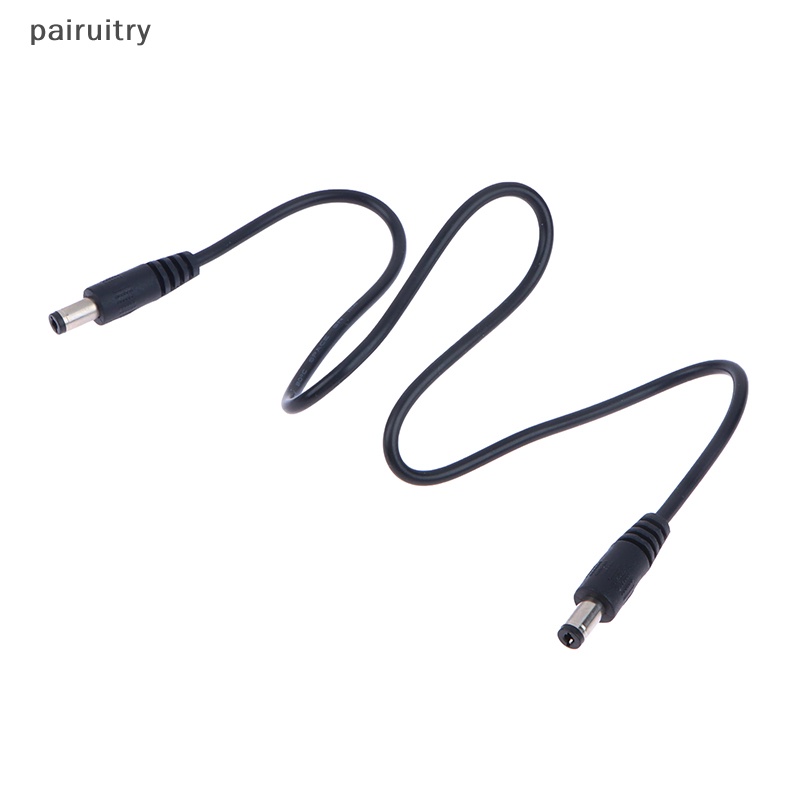 Prt Colokan Listrik DC 5.5 x 2.1mm Male To 5.5 x 2.1mm Male Kabel Konektor Adaptor CCTV 12V 10A Kabel Power Extension 0.5m PRT