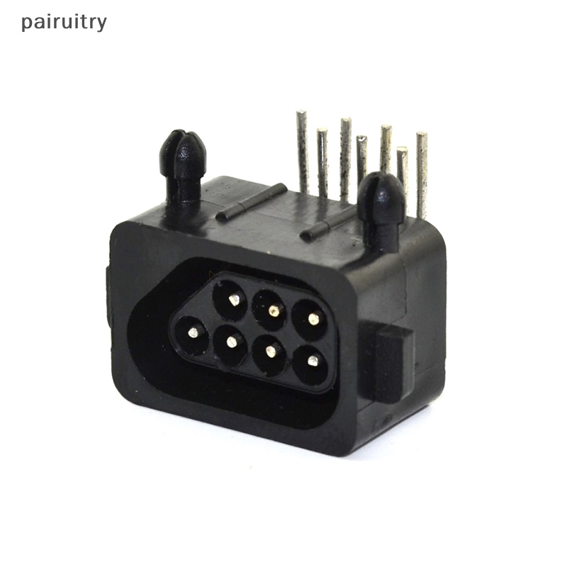 Prt 1PCS 90derajat 7Pin Konektor Female Suku Cadang Pengganti Untuk NES Konsol Soket Controller Konektor Port Socket PRT