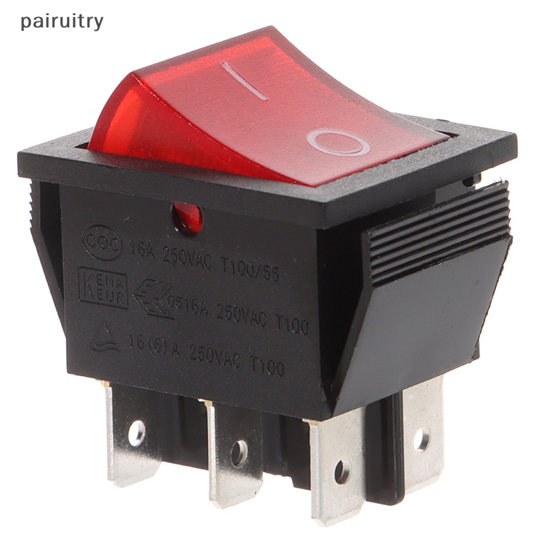 Prt RK1-01 16A 250V ON-OFF Rocker Switch 4Pin 6Pin KCD4-201n Saklar Perahu PRT