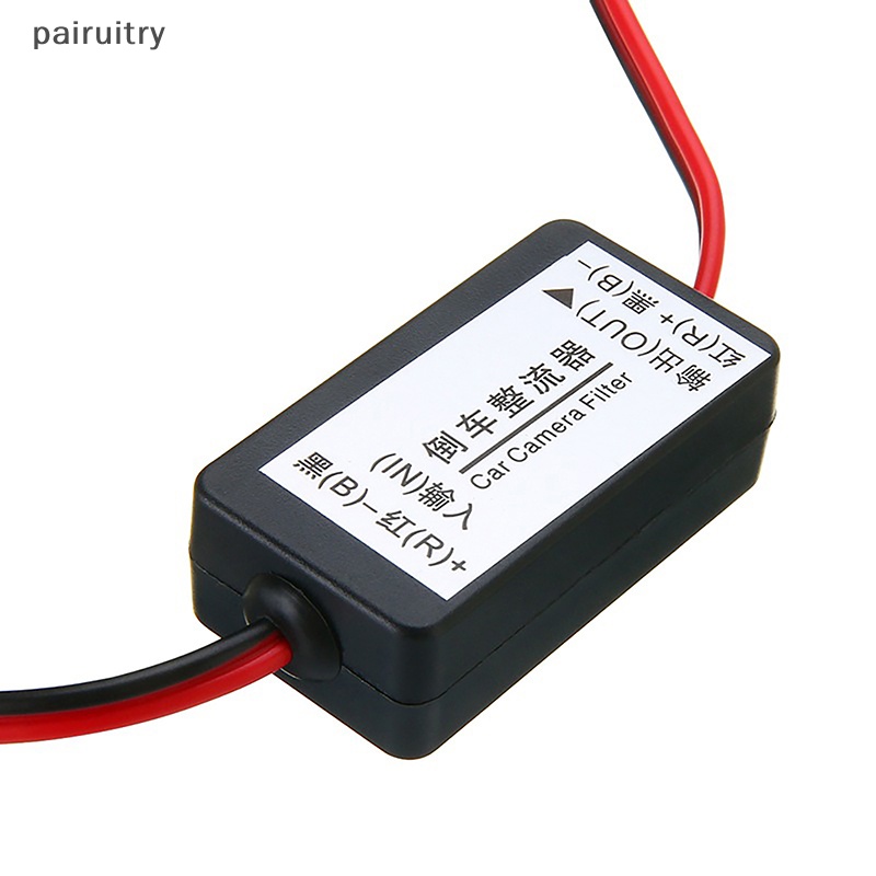 Prt 12V DC Power Relay Kapasitor Filter Rectifier Untuk Kamera Cadangan Spion Mobil Otomatis Menghilangkan Interferensi Konektor PRT