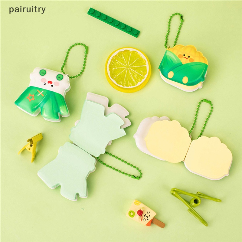 Prt Random Kebun Sayur Bentuk PU Notes Sayur Jagung Kartun Lucu Kertas Pesan Kantor Memo Stiker Stationary PRT