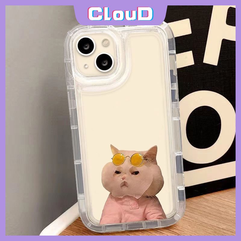 Case Masker Lucu Anjing Menyenangkan Untuk Realme C35 C55 C25Y C20 C30S C33 C15 5 6i 5i 9i 5s 7i C11 2021 C25s C25 C11 C1 C2 C21Y C12 2020 C30 C17 C3 Airbag Transparan Pasangan Kartun Kucing Cover