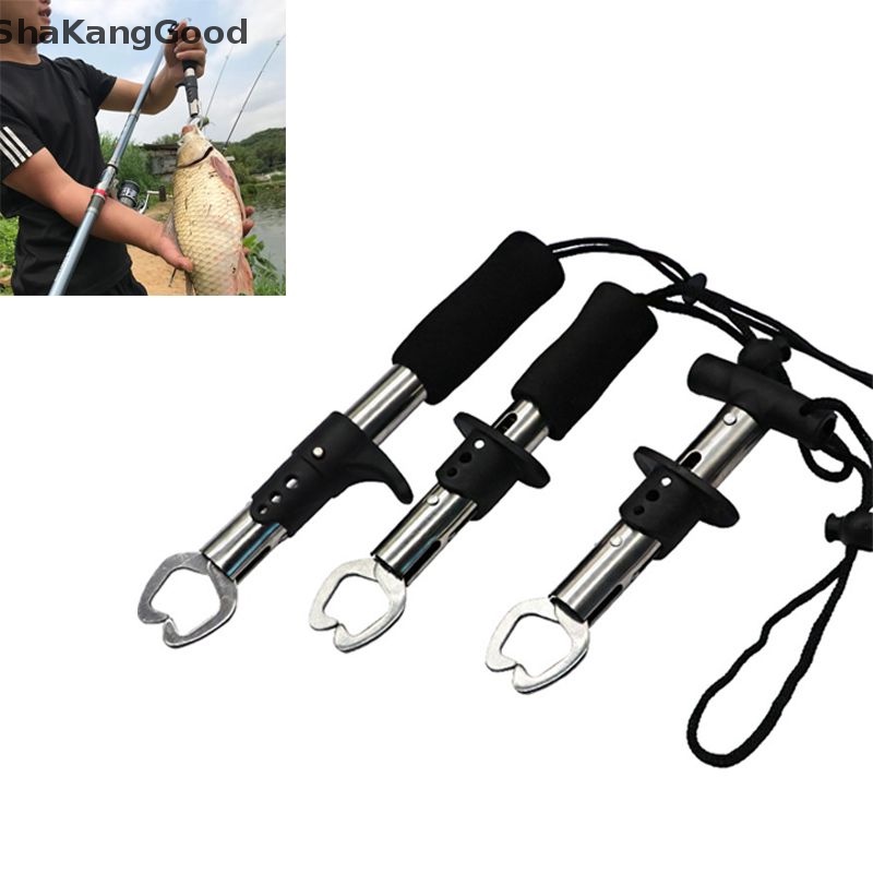 Skid Portable Fishing Gripper Pegangan Bibir Ikan Stainless Steel Menangkap Ikan Gurame SKK