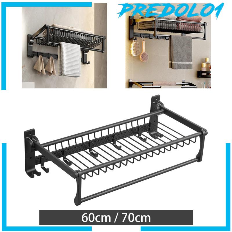 [Predolo1] Gantungan Handuk Dengan Hook Towel Rack Untuk Kamar Mandi Untuk Kabinet Kamar Mandi Dapur