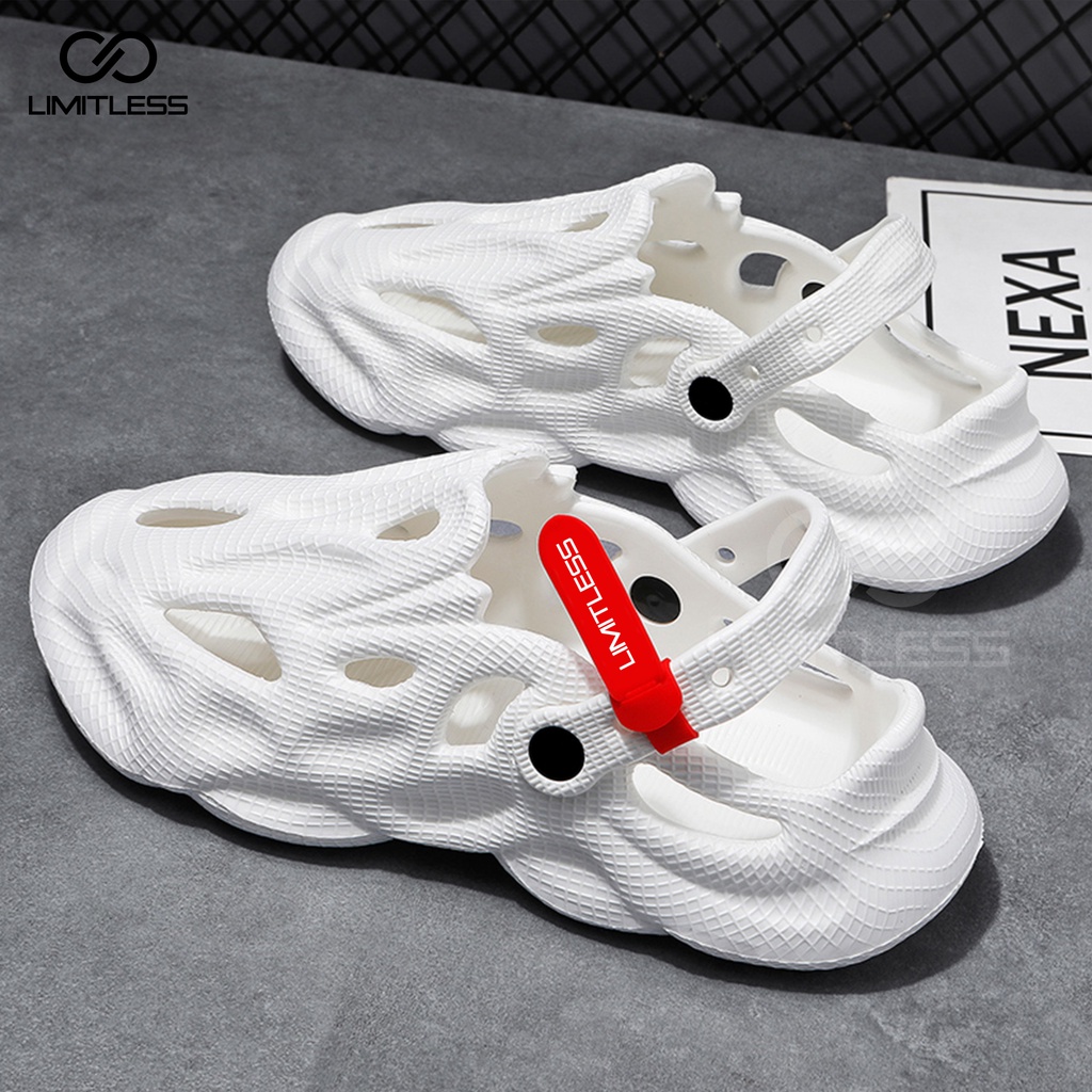 Sepatu Sandal Pria Dragon Stylish Keren Casual Sandal Slide Pria Indoor Outdoor Terbaru Sendal Pria Slip On