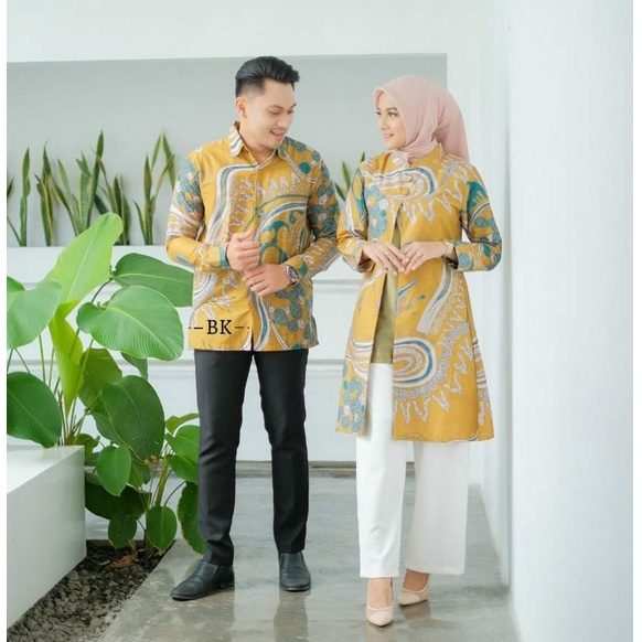 Batik couple pasangan modern premium | Batik couple pria dan wanita premium | Batik couple pasangan 