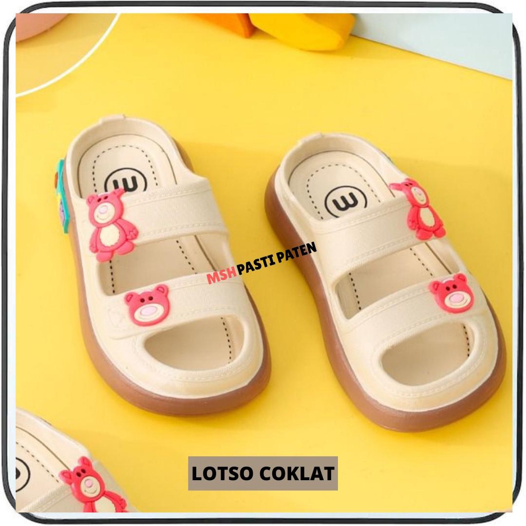 Sandal Jelly Anak Perempuan Motif Lotso Meilisa 029