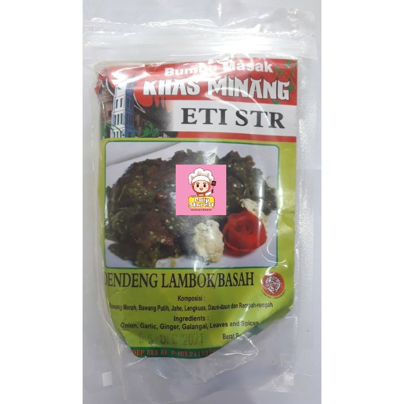 

Sale BUMBU DENDENG DAGING LAMBOK DAGIANG BASAH KHAS BUKITTINGGI ETI STR