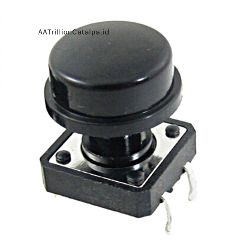 Aatrillioncatalpa 10pcs Momentary Tact Tactile Push Button Switch 12x12x12mm 4pin Cap 0 0 0 0 0id