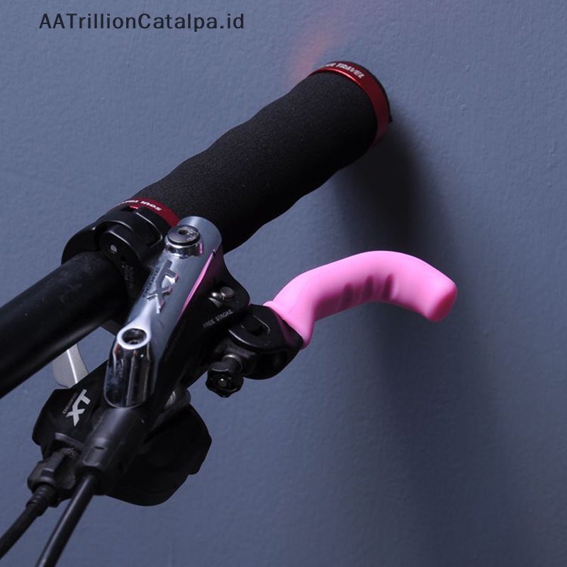 Aatrillioncatalpa 1pasang Grip Tuas Rem Sepeda MTB Untuk Sepeda Silicone Handle Cover Silicone Cover Cycling Brake Grip ID