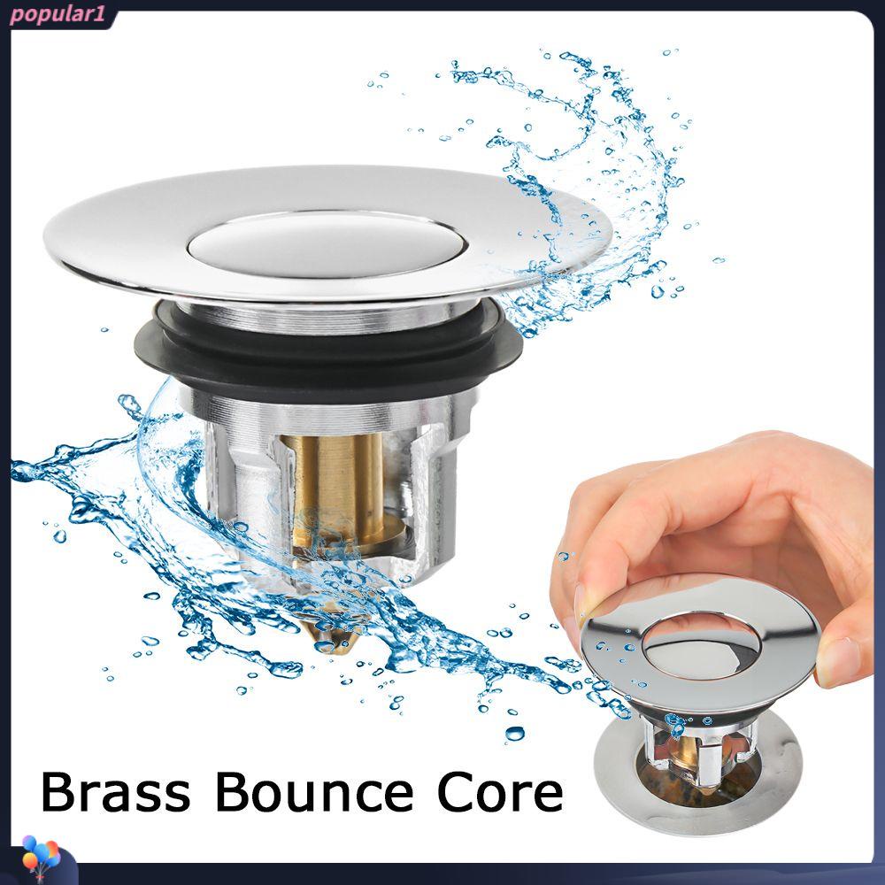 Populer Pop Up Drain Filter Aksesoris Hardware Wastafel Barth Tub Perlengkapan Kamar Mandi Pengganti Penangkap Rambut Wastafel Bounce Core