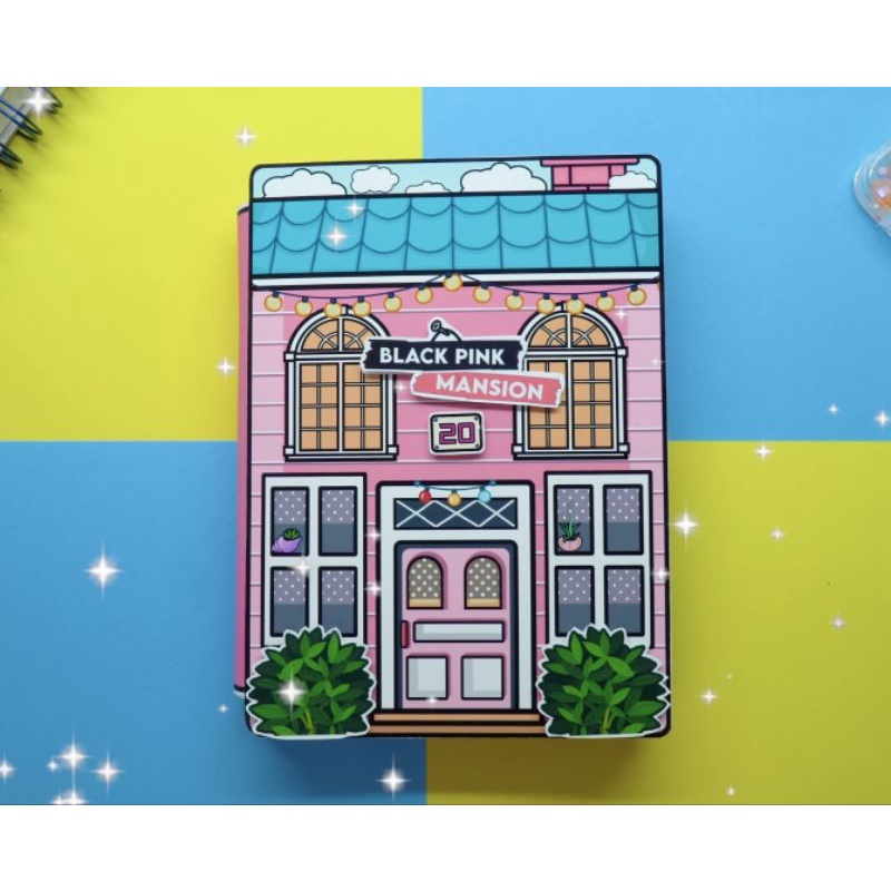 TOCA BOCA WORLD BOOK LIFE BLACK PINK MANSION / BUKU EDUKASI ANAK / BONGKAR PASANG TOCA BOCA