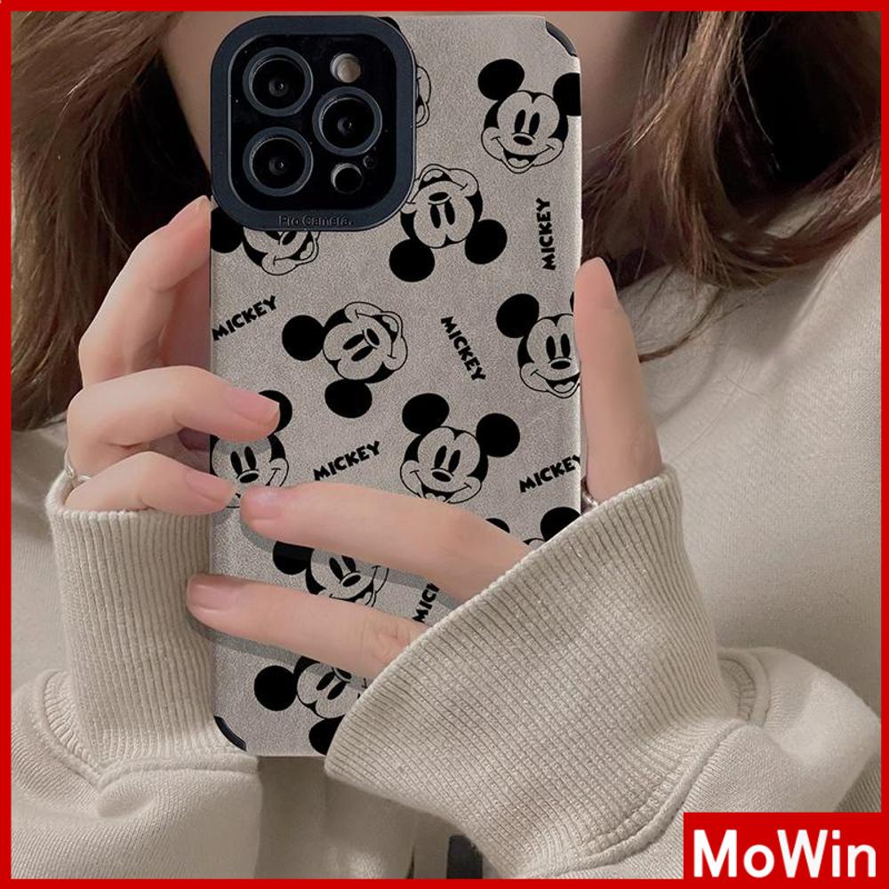 Case iPhone 14 Pro Max iPhone Case Murid Penutup Mata Suede Tahan Guncangan Kamera Case Perlindungan Lucu Kartun Mouse Kompatibel dengan iPhone 13 Pro max 12 Pro Max 11 xr xs max 7Plus 8Plus