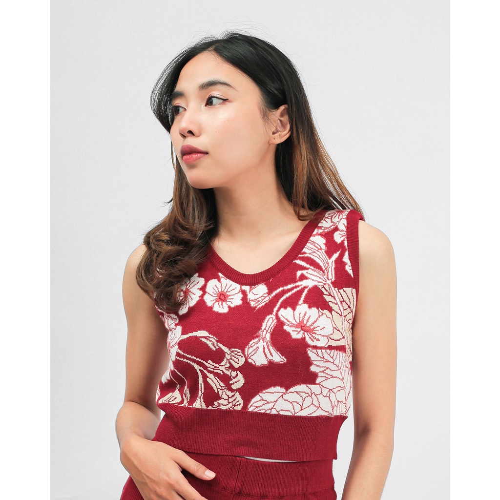 Blooming TankTop Red