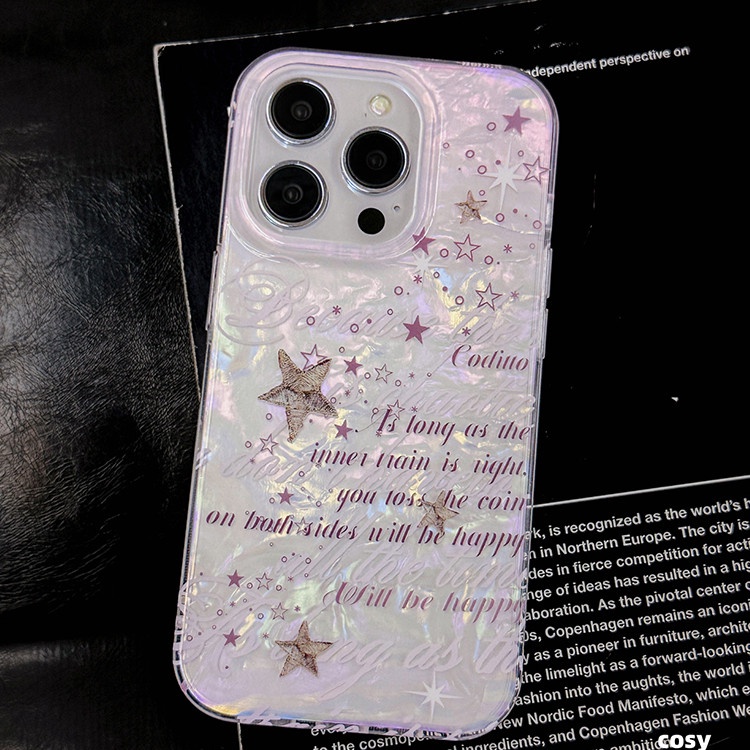 Ins Gaya Cocok Untuk iPhone 14 Pro Max Casing Ponsel iPhone Double-layer Pola Dicetak Kompatibel Dengan Iphone13 13pro 13prm iPhone 11 11pro 14plus 12Pro Max Casing Ponsel TPU Tahan Guncangan