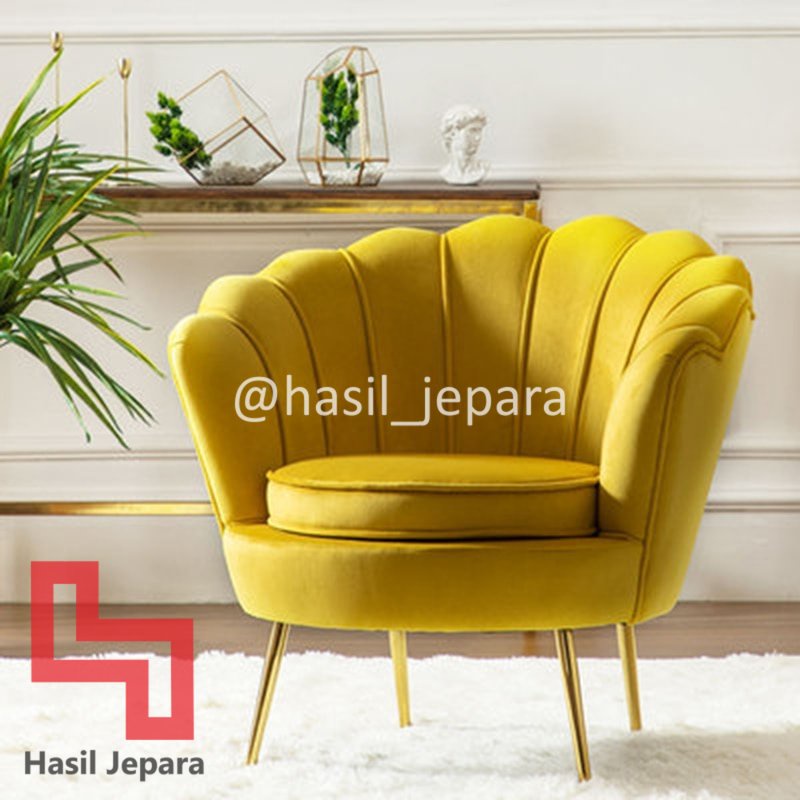 Sofa kerang living room - minimalist sofa chairs Light luxury Hasil Jepara