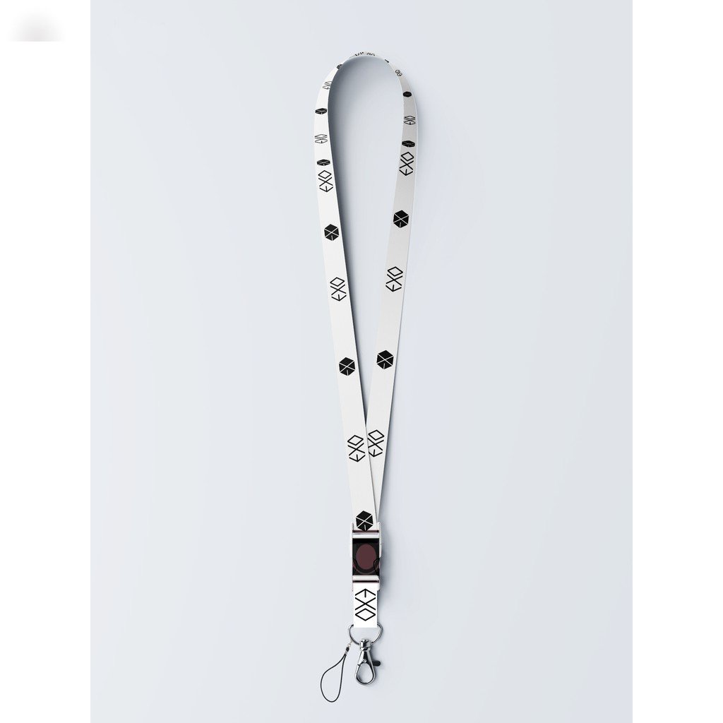 

Tali Lanyard Band EXO / Custom Lanyard Tali Gantungan Kunci HP POD ID Card