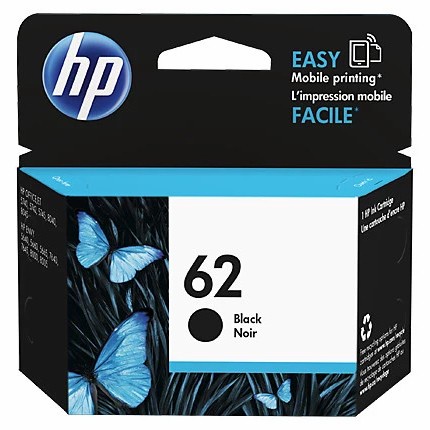 Tinta HP 62 Black Original-Garansi Ink Cartridge