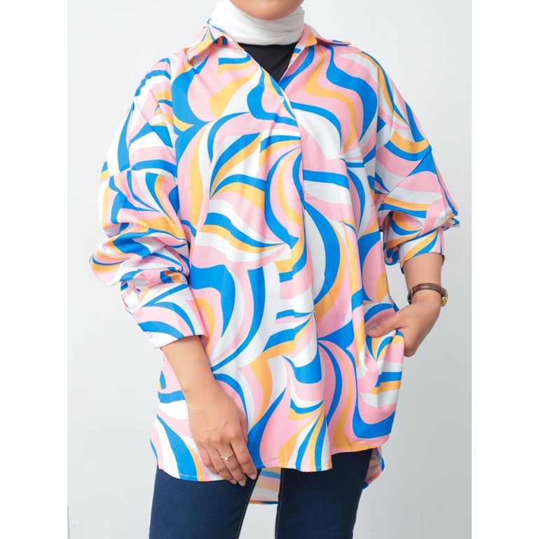 Blouse Wanita Naqia Oversize - 2301.01.029