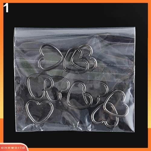 [WOD] 10pcs Wanita Stainless Steel Jantung Bintang Helix Tulang Rawan Studs Piercing Earrings