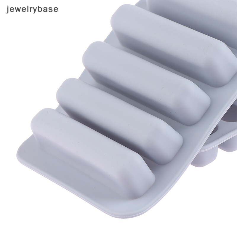 [jewelrybase] 1pc Strip Panjang Silikon Cetakan Es Batu Tray Ice Cube Mould Cake Cetakan Kue Butik