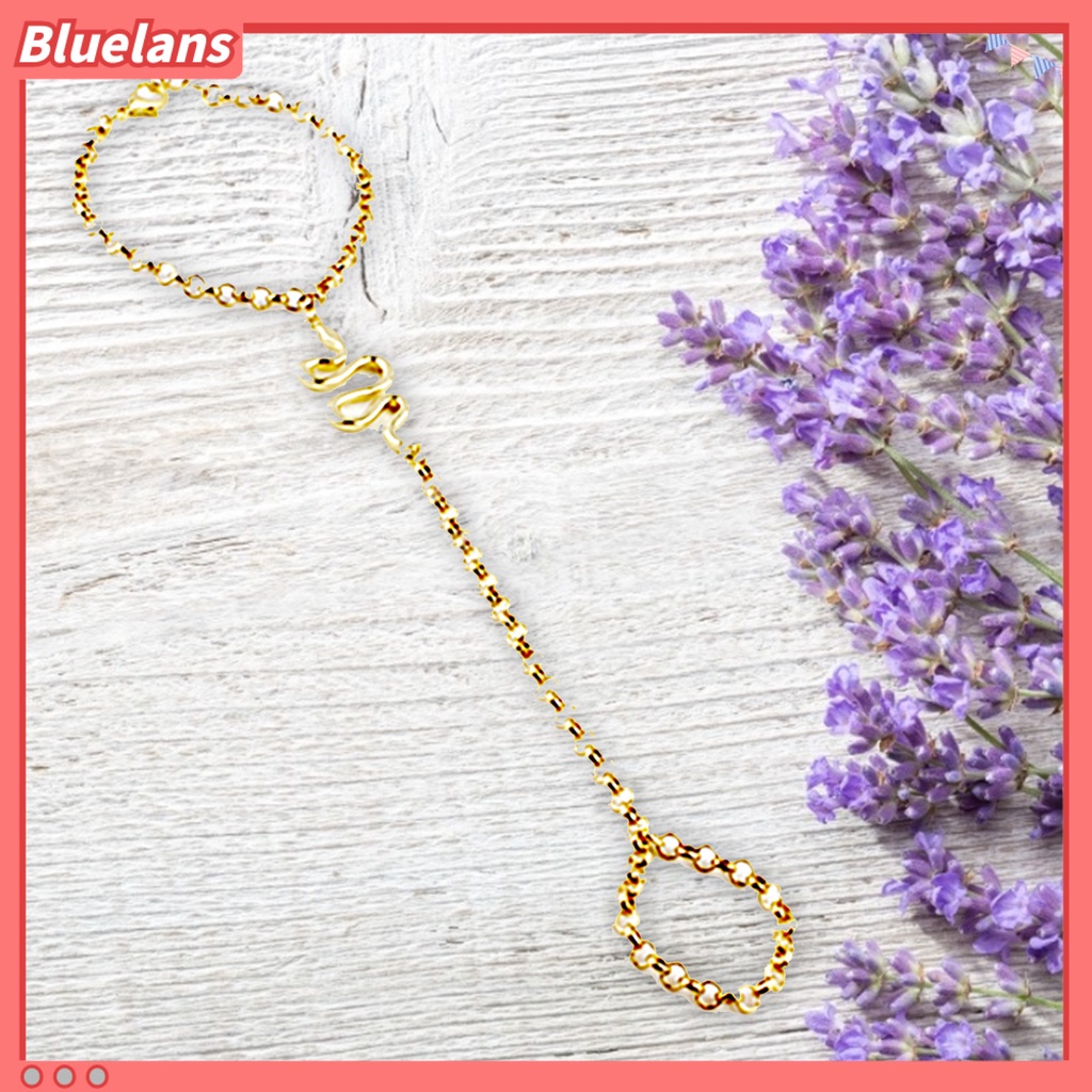 [BLS] Gelang Budak Desain Ular Gelang Cincin Jari Wanita Bahan Alloy Dapat Disesuaikan Untuk Pesta