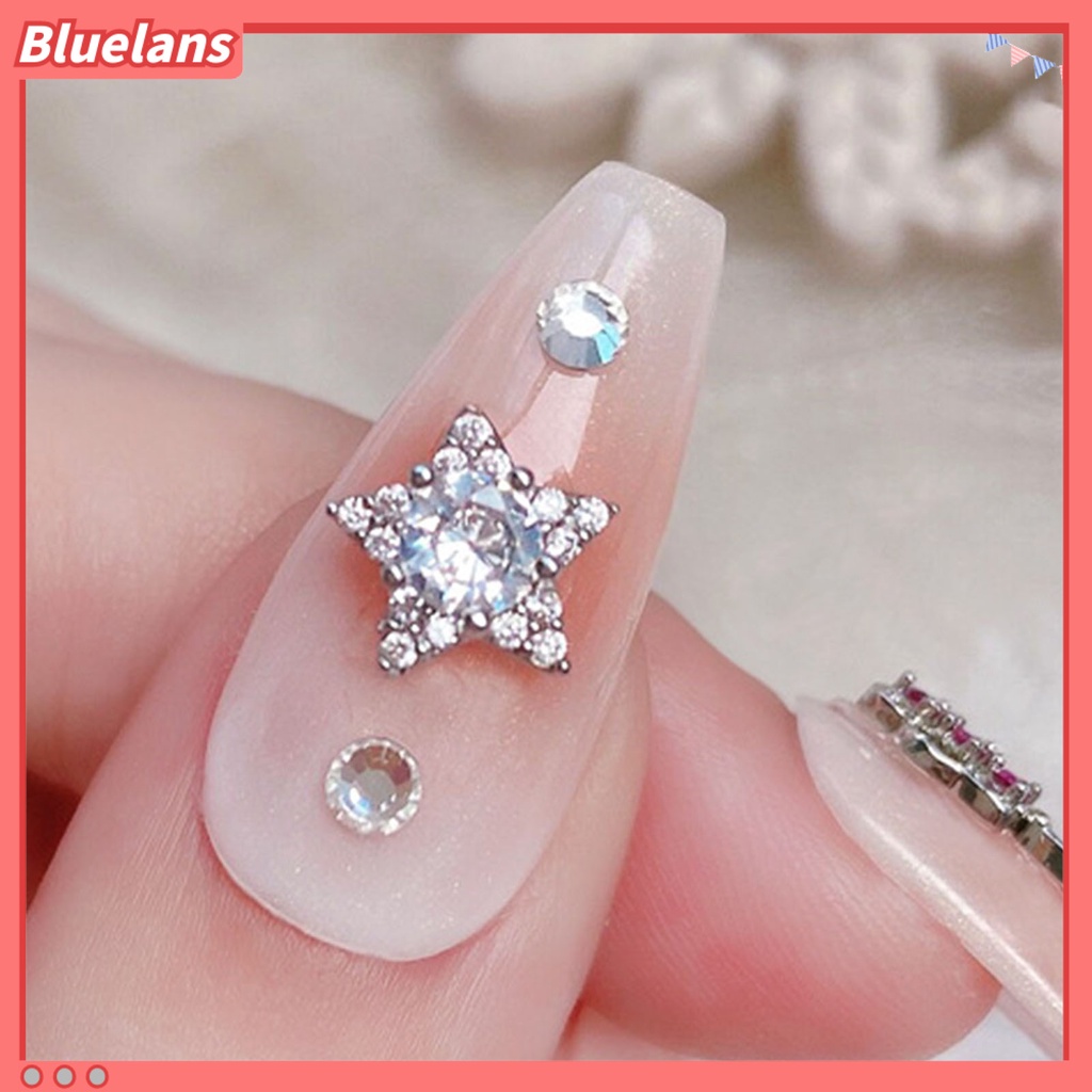 [BLM] Hiasan Kuku Sparkling Bentuk Indah Anti-Oksidasi Mempesona Efek Visual Mudah Diterapkan Paduan Dekoratif 3D Gaya Sailor Moon DIY Manicure Jewelry Perlengkapan Kuku