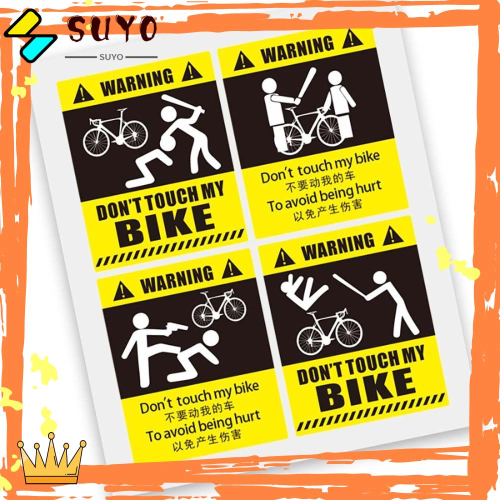 Suyo Stiker Sepeda Waterproof Frame Sticker Sepeda Jalan Hias