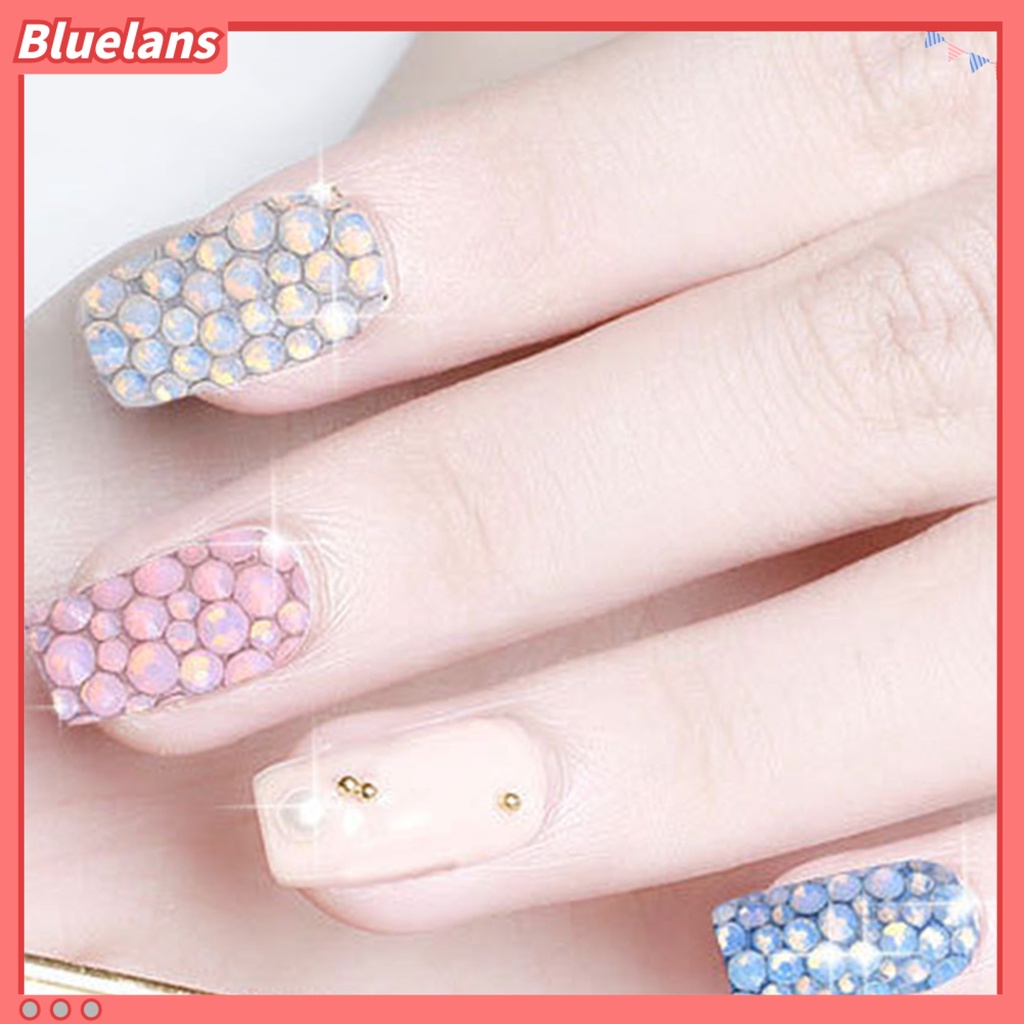 [BLM] Hiasan Kuku Nail Art Rhinestones Sparkling Pretty Dekorasi Kuku Flat Back Clear Strass Stones Untuk DIY