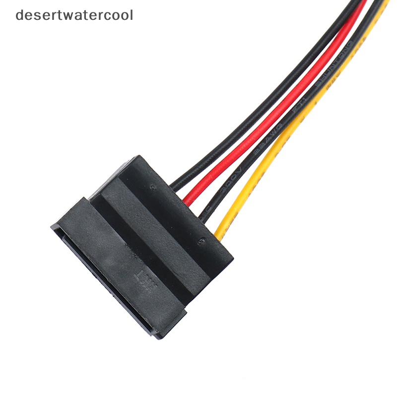 Deid 4Pin IDE Molex To 3ata SATA Power Splitter Konektor Kabel Ekstensi Martijn