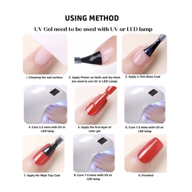 KUTEK CHARZIEG UV GEL NAIL POLISH TOP COAT No Wipe DAN MATTE