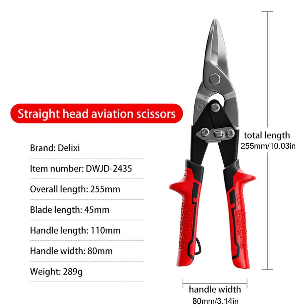 POPULAR Populer Metal Sheet Cutting Stainless Steel CR-V Hand Tool Aviation Snip