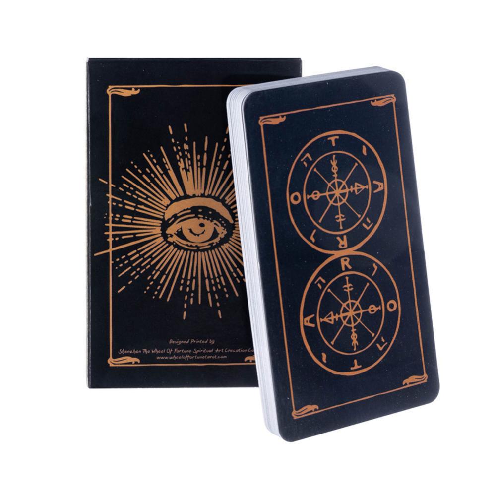 Timekey 5jenis Neon Moon Tarot Deck Ukuran Saku Dengan Tuck Box Kartu Tarot Untuk Takdir Papan Permainan Ramalan Dek Ramalan D1Z7