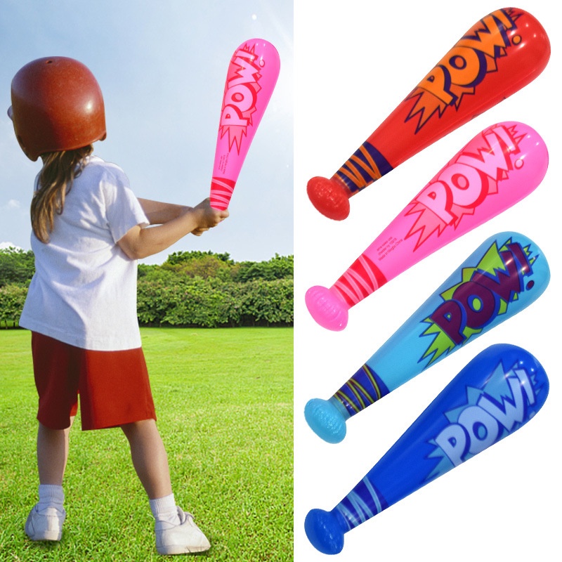 Kreatif Lucu Musim Panas Tiup Palu Ceria Stik Multi-Warna Lembut PVC Tiup Baseball Kelelawar Olahraga Luar Ruangan Kolam Pesta Kegiatan Balon Mainan