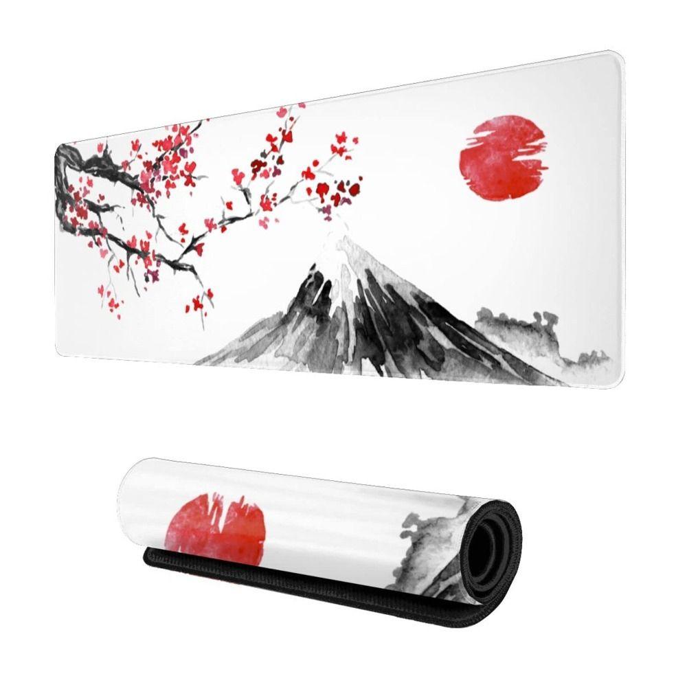Populer Mouse Pad Kantor Non-Slip Gaming Ink and Wash Desk Pad
