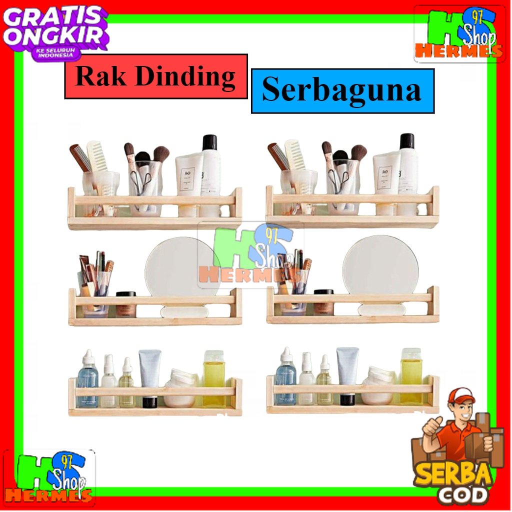 Rak bumbu yang terpasang di dinding rak penyimpanan dapur rak bumbu hitam rak rempah-rempah bebas pu