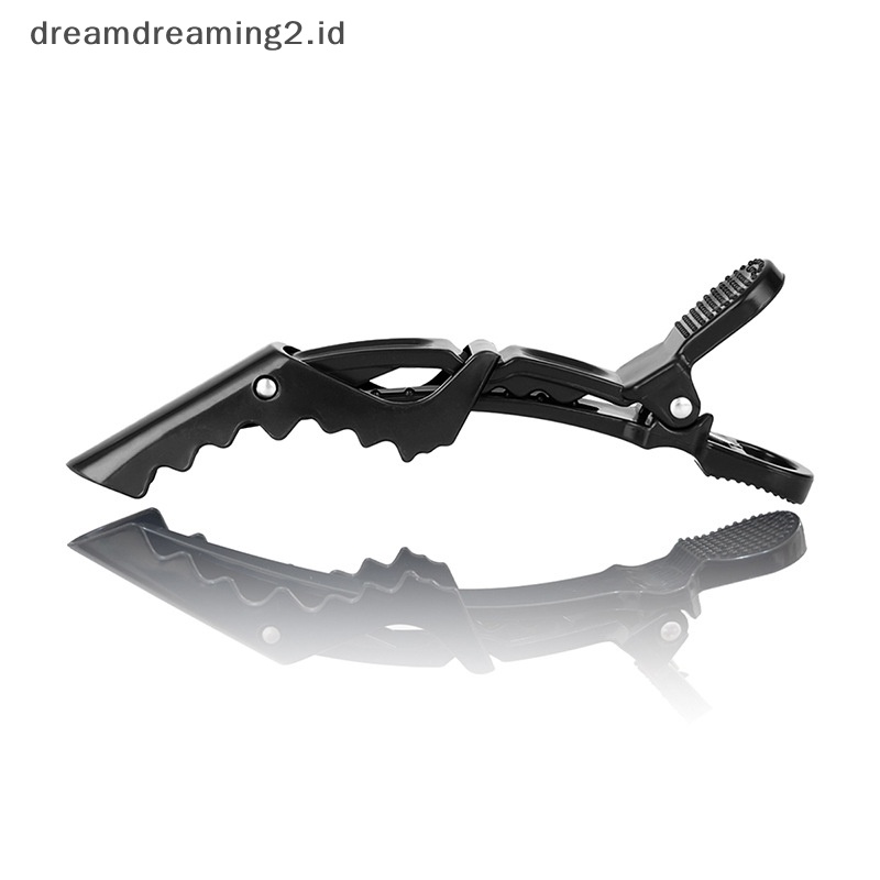 (drea) 6pcs Alat Rambut Crocodile Salon Sectioning Clamp Klip Rias Rambut Profesional //