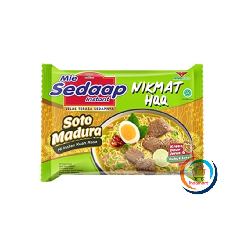 

Mie Sedaap Soto Madura 82 gr (Isi 10 pcs)
