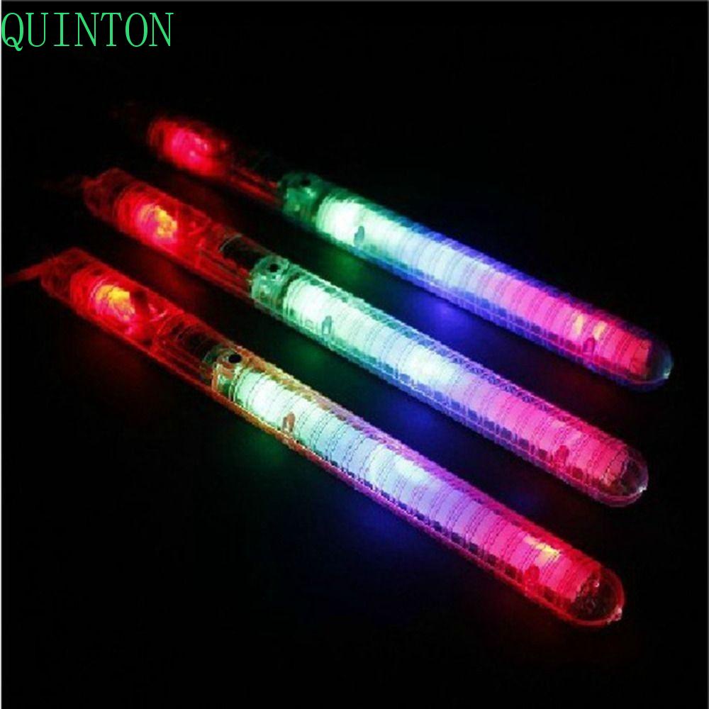 Quinton Tongkat LED Kedip LED Kedip Menyala Mainan Untuk Anak-Anak Flash Stick Party Favor Glow Fairy Stick Multicolor Trik Sulap Untuk Konser Musik Kedip LED Stick