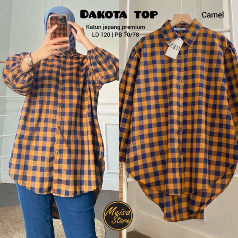 DAKOTA TOP ORI MEISA | Ld120 Katun Jepang Premium