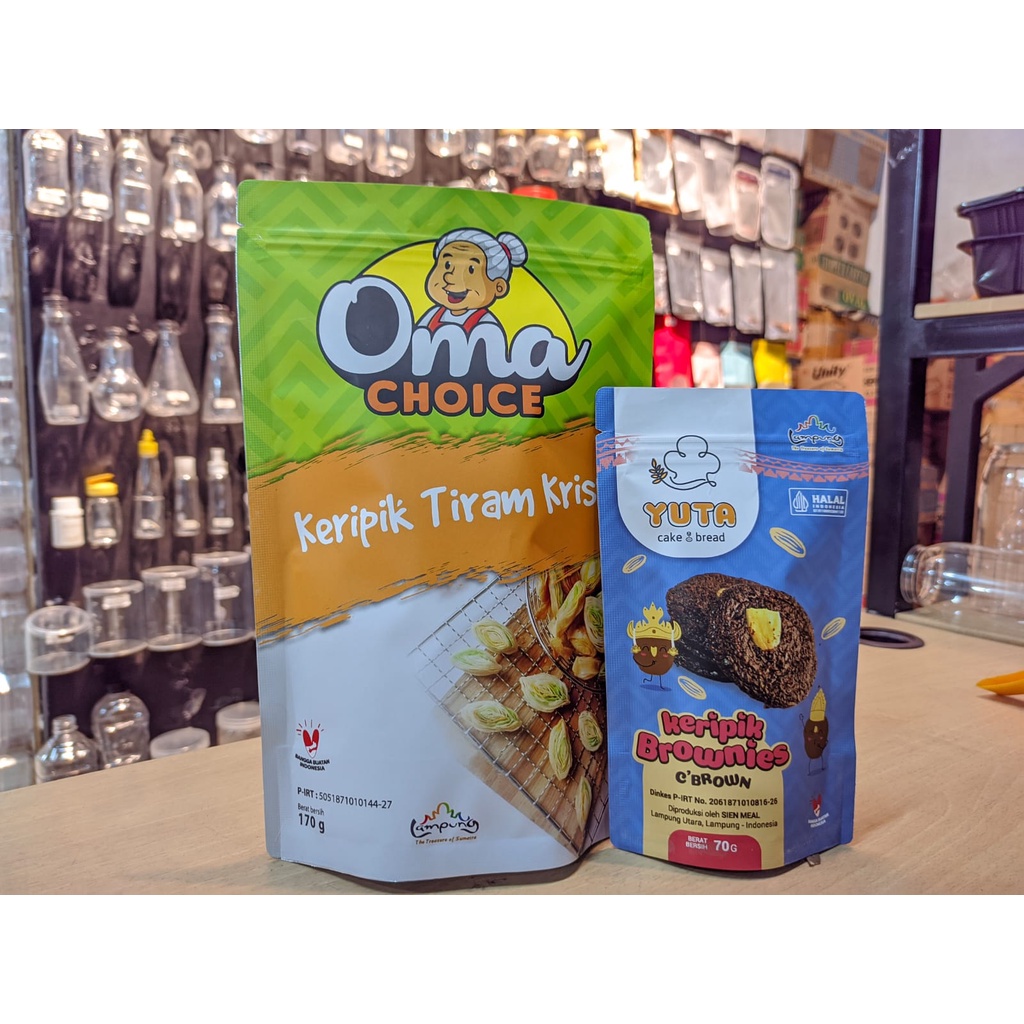 Cetak Kemasan Standing Pouch 12x20 Paper Foil Printing