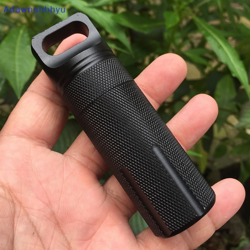 Adhyu Botol Minum Mini Box Outdoor Survival Tahan Air Obat Pil Camping ID