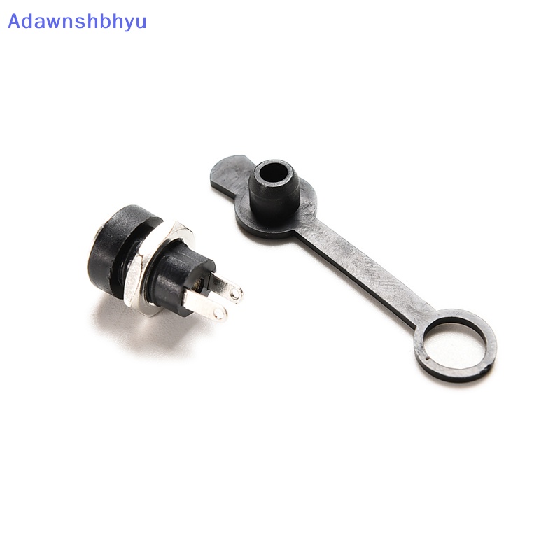 Adhyu 1pc Soket DC Tahan Air 5.5 x2.1mm Colokan Jack Power Female Mount Konektor ID