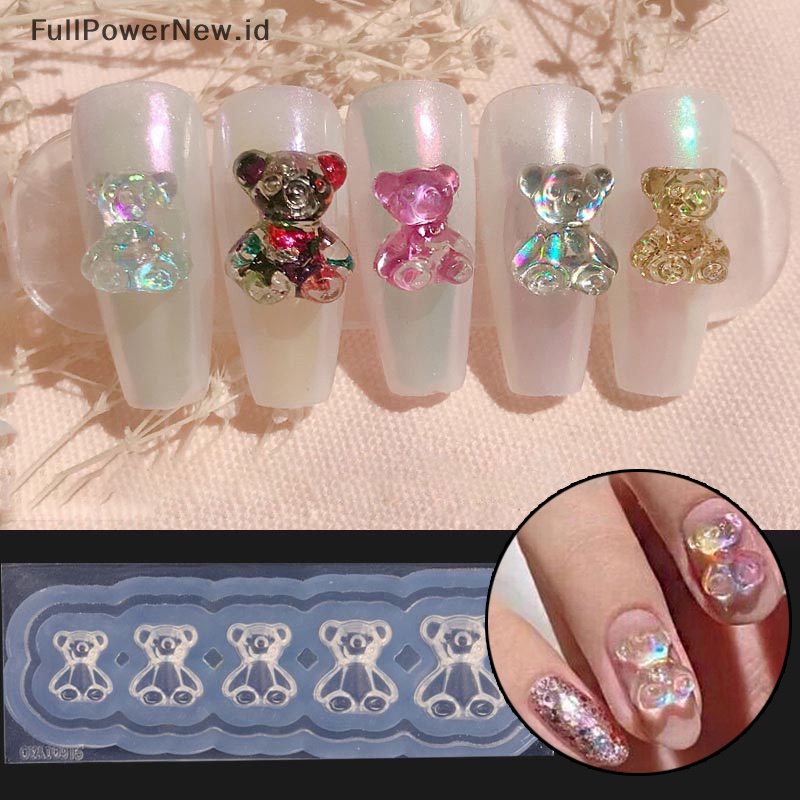 Power Cetakan Ukir Paku 3D Cetakan Kupu-Kupu Silicone Nail Stamping Plate Nail Stencils ID