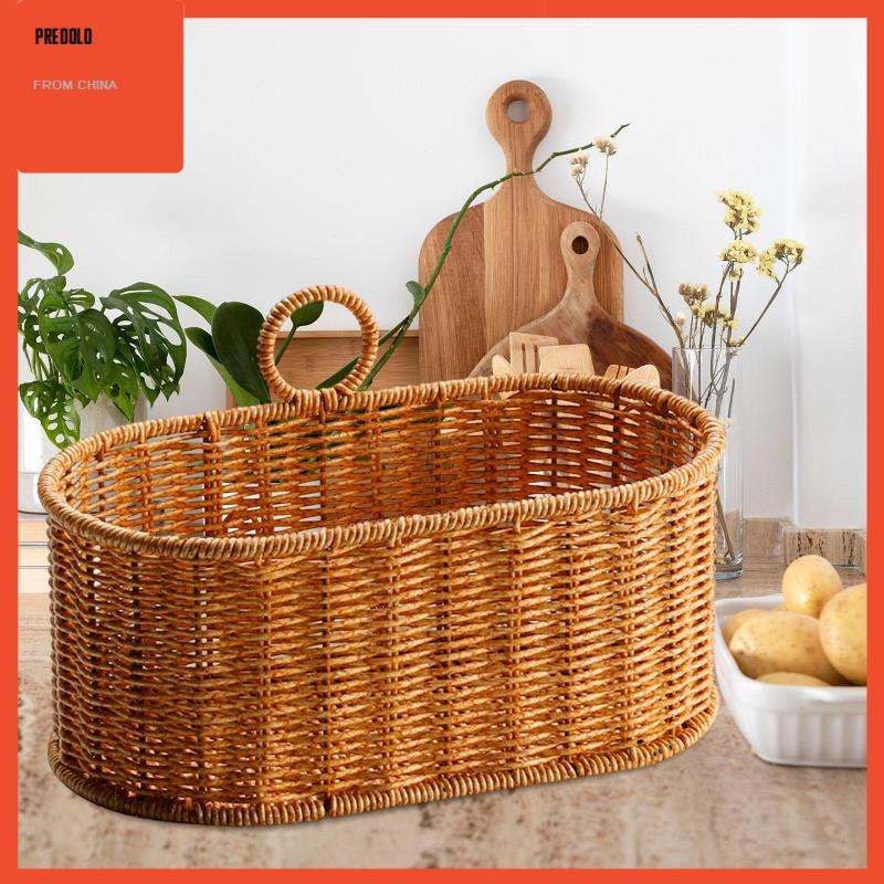 [Predolo] Hand Basket Simple Farmhouse Decor Keranjang Gantung Hiasan Dinding