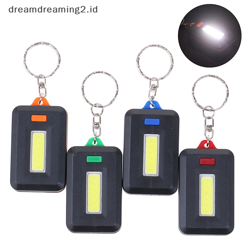 (drea) Senter Cob Gantungan Kunci Senter mini led portable outdoor emergency light //