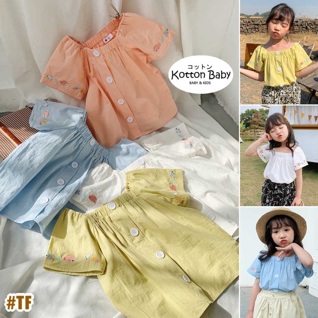 2-6 thn || ATASAN BAJU KAOS KEMEJA BLOUSE PAKAIAN ANAK PEREMPUAN catalog NXTY TF